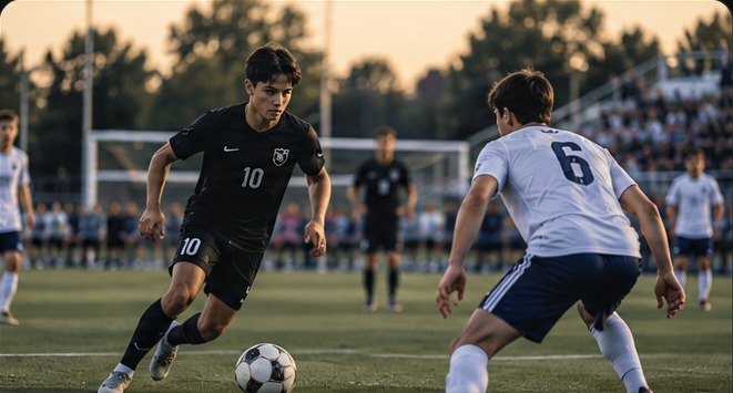 Competitive soccer game